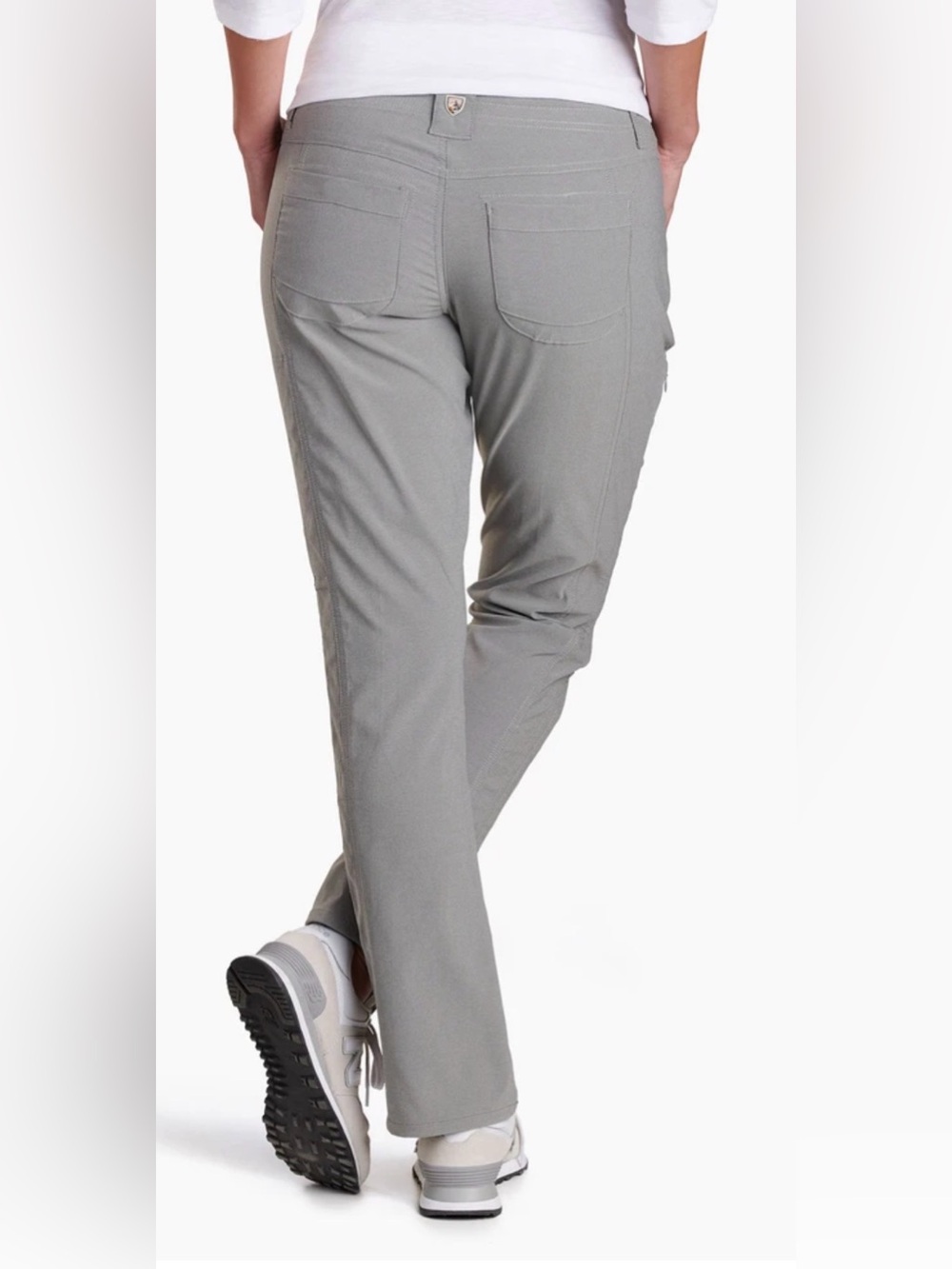 NWTs Kuhl Trekr Hiking Pants Women's Stone Cargo Cinch Up Legs Size 6 Long
